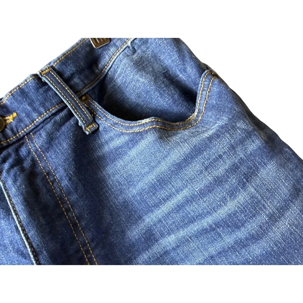 Goodfellow Co Total Flex‎ Mens Blue Distressed Slim Straight Jeans Size 32x30